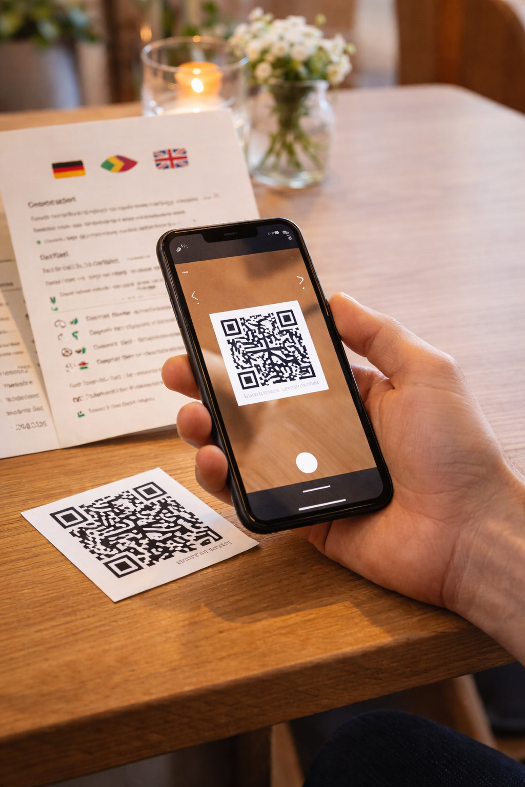 Gäste bestellen per QR-Code